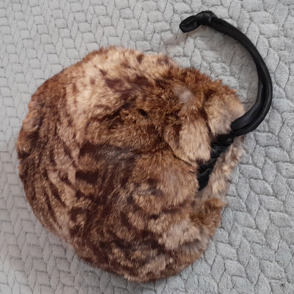 Vintage 1920s-30s Flapper Era Hand Muff with inside  zipper pocket. - Picture 2 of 10